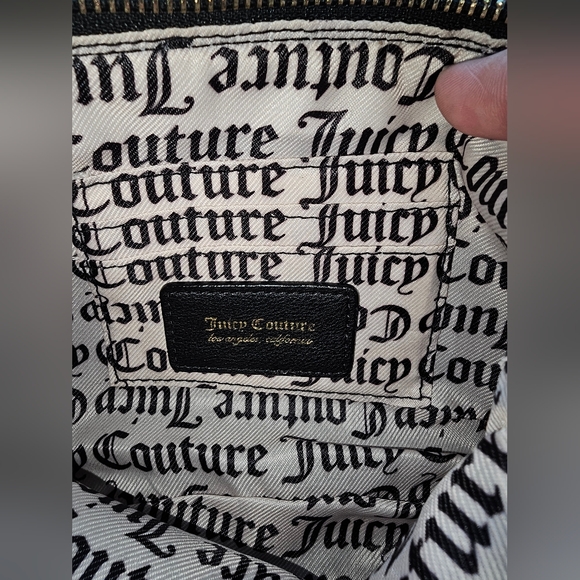 NWT Juicy Couture Crossbody Double Trouble Licorice Crown - Picture 6 of 9